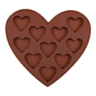 

Love Heart Shaped Tray Chocolate Ice Jelly Silicone Mold Cake Candy Mold
