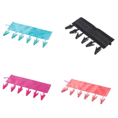 

Portable Cloth Clothes Clips Folding Clothes-Pegs Bathroom Clothes Hanger Fabric Clothespin