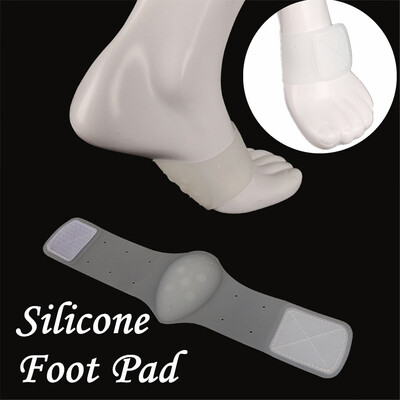

〖Follure〗1 Pair Silicone Arch Support Gel Set Soft Gel For Flat Foot Silicone Foot Pad