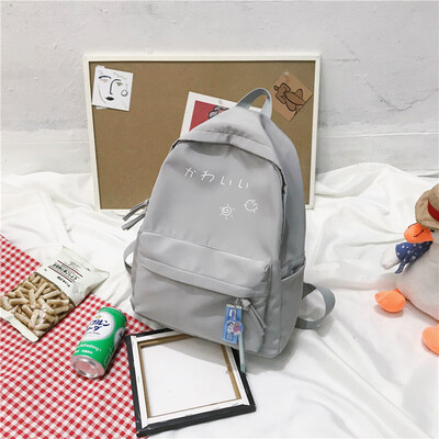 

Mild girl schoolbag Korean version Hyunya double shoulder bag female student insJapanese cute campus