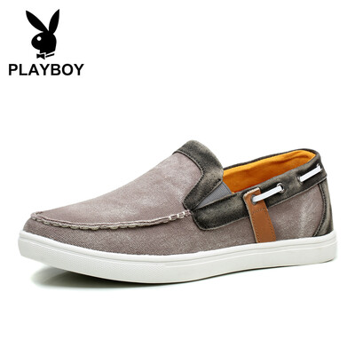 

Playboy PLAYBOY England retro simple&comfortable set of feet casual shoes male DS61037 light brown 44