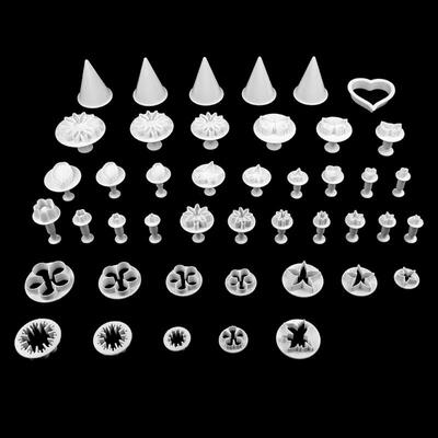 

Greensen 44pcsset Fondant Cake Decoration Cutters Cookies Biscuit Cutter Molds DIY Pastry Baking Decor