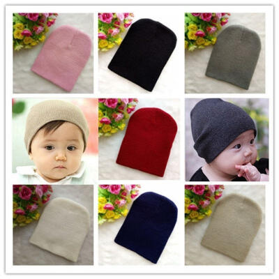 

Baby Toddler Girls Boys Infant Warm Winter Knit Beanie Hat Crochet Ski Ball Cap