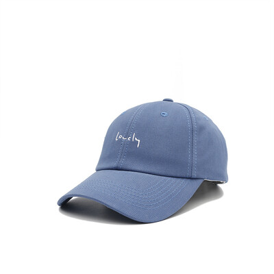 

Hat womens summer outdoor fashion baseball cap day line simple letter embroidered cap student couple sun hat