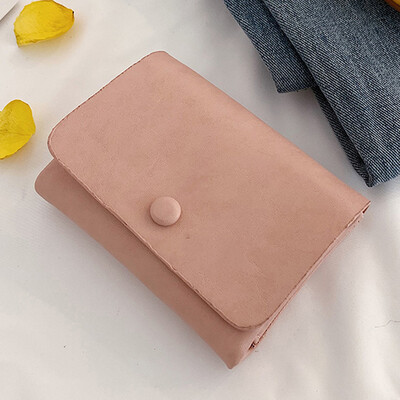 

2019 new style fresh simple fashion QQ zero coin cute short wallet