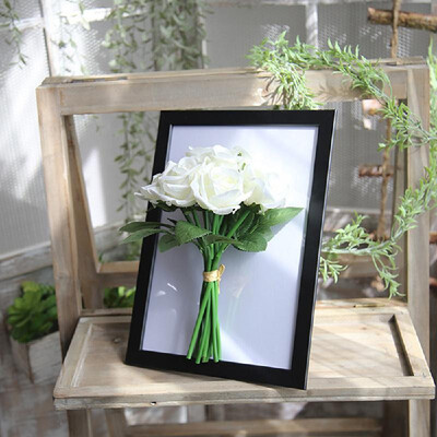 

Artificial Flowers Silk Flowers Artificial Rose Bouquet for Home Bridal Wedding Party Festival Bar Decor