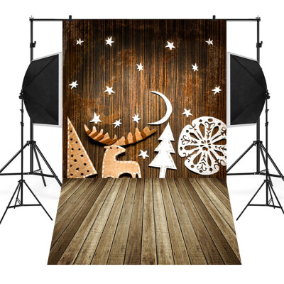 

〖Follure〗Christmas Backdrops Snowman Vinyl 3x5FT Lantern Background Photography Studio