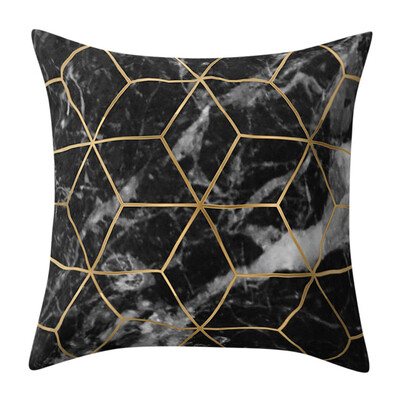 

〖Follure〗Geometric Marble Texture Throw Pillow Case Cushion Cover Sofa Home Decor