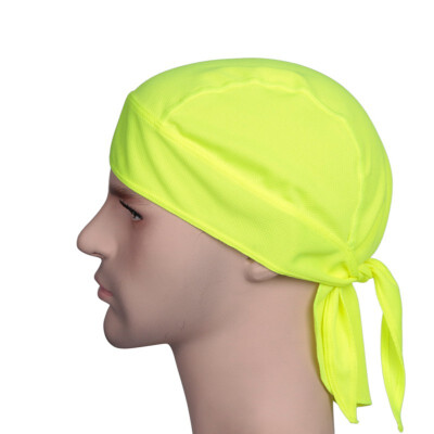 

Outdoor Quick Dry Solid Cycling Cap Headbands Head Scarf Headscarf Headband Summer Men Running Riding Pirate Hat Shape