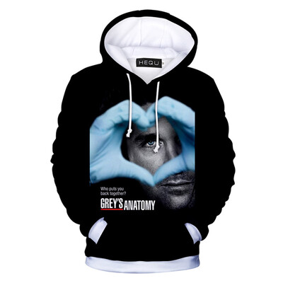 

Herqw61 Mens Fashion Greys Anatomy Sloan Memorial Hospital Hoodie Casual Long Sleeve Sweatshirt