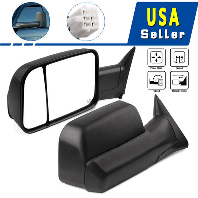 

for 1998-2001 Dodge RAM 1500 1998-2002 RAM 2500 3500 Towing Mirrors Power Heated
