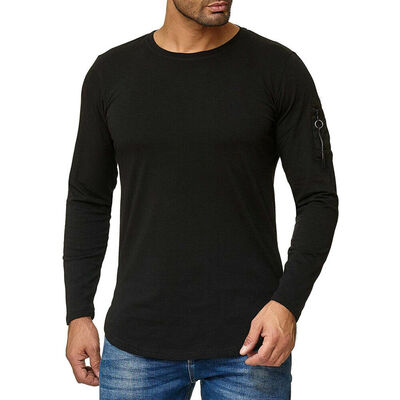 

Mens Slim Fit O Neck Long Sleeve Muscle Tee T-shirt Casual Tops Blouse Shirts