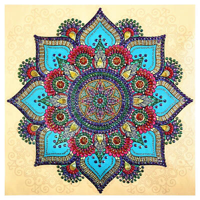 

5D DIY Special-shaped Diamond Painting Dreamy Flower Cross Stitch Embroider