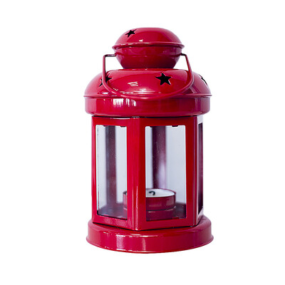 

Toponeto Christmas European Wrought Iron Windproof Lamp Candle Decorative Candlestick