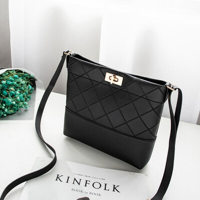 

Korean women Embossed Rhombic Single Shoulder Small Square Bag Messenger Shoulder Ladies Mobile Phone Small Bags
