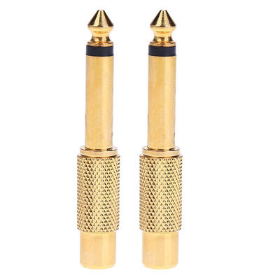 

1pc 635mm 14in Mono Male Jack to RCA Female Plug Audio Adapter Connector