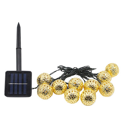 

Gobestart Solar Snowflake String Lights Home Garden Decoration With 10LED Beads