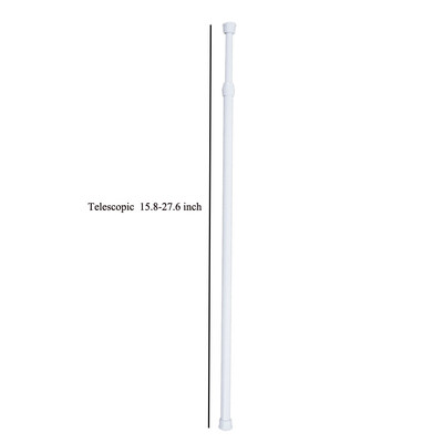 

Gobestart Spring Loaded Extendable Telescopic Net Voile Tension Curtain Rail Pole Rod Rods