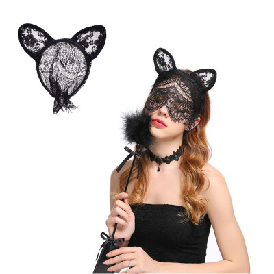 

〖Follure〗Sexy Cat Ears For Women-Lesbian-Lace-Headband-Adult-Games-SM-Bondage