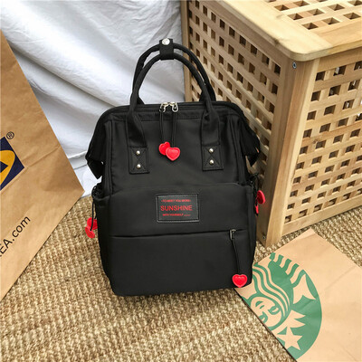 

Schoolbag female college students double shoulder bag ancient sense Korean version of high school large capacity Ininswind comput
