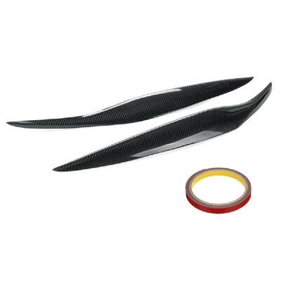 

Carbon Fiber Car Front Headlight Eyebrows Eyelids Lids Cover for Fords Fiesta Facelift MK75 2012-2017