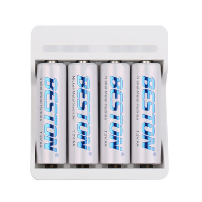 

BESTON Four-slot Ni-MH Rechargeable battery charger Independent for camera