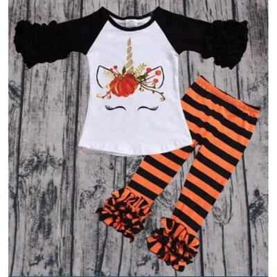 

Toddler Kids Baby Girl Outfits Clothes T-shirt Tops DressStriped Pants 2PCS Set