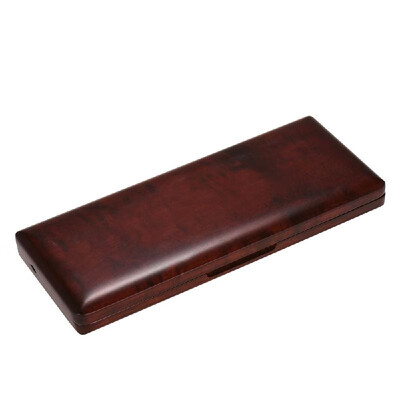 

Wooden Reed Case with Inner Soft Cloth Instrument Accessories Container Reeds Holder Storage Box for 20pcs Oboe Reeds Redwood