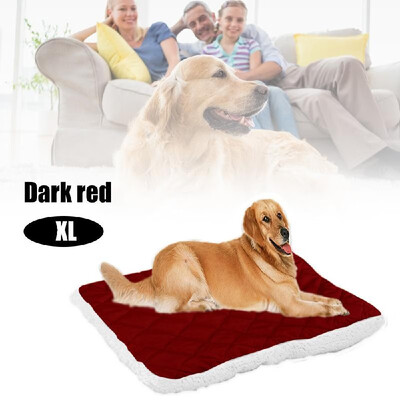 

Plush Pet Mat Soft Comfortable Warm Dog Bed Kennel Puppy Cushion Blanket Pet Supplies