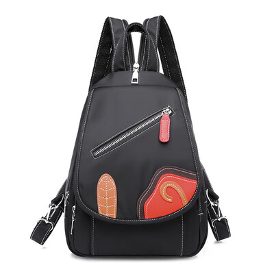 

Oxford cloth shoulder bag female Korean version of Joker small backpack portable mini chest bag female leisure women