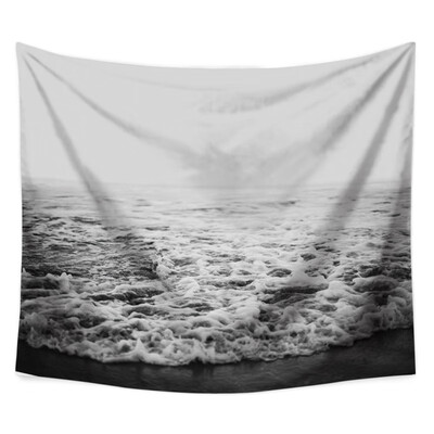

Seascape Ocean Waves Tapestry Polyester Fabric Hippie Bohemian Print Home Decor Wall Hanging Tapestry Beach Throw Blanket