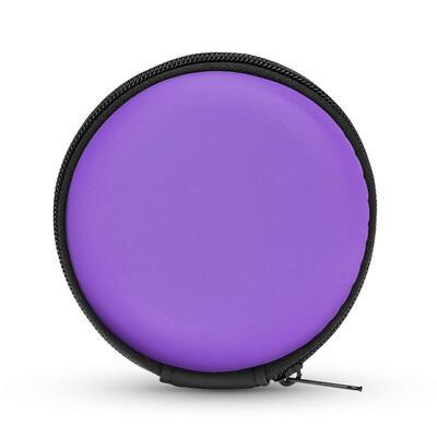 

Mini Round EVA Case Headphone Bluetooth Earphone Cable Storage Box