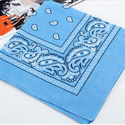 

Unisex Vintage Handkerchief Sports Print Headscarf Lace Women Men Head Wrap Neck Scarf Wristband 14 Colors