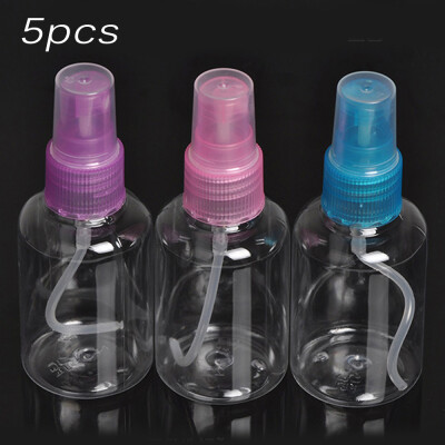 

5pcs Spray Bottles DIY Model Micro-landscape Tools 50ML PET Transparent Plastic