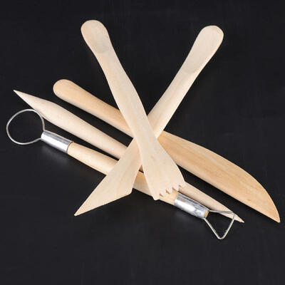

Greensen 5pcs Pottery Clay Ceramics Polymer Sculpting Modeling Hand Tool DIY Craft Kit