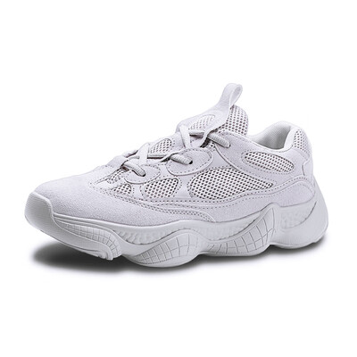 

New Vulcanized Shoes Mesh Comfort Breathable Men White Sneakers Non-slip Soft Dad Shoes Male Designer Chunky Shoes Men Trainers