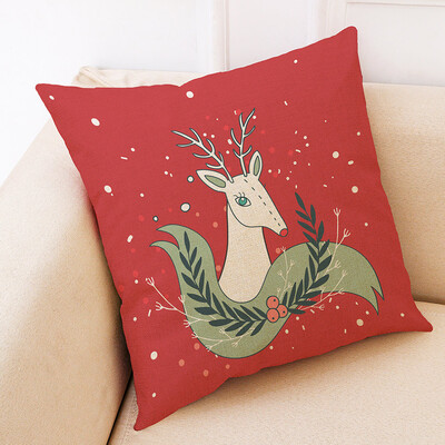 

Tailored Christmas Home Decor Cushion Cover Graffi Style Throw Pillowcase Pillow Covers