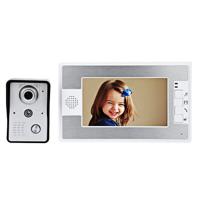 

SY812MKW11 7 Inches TFT Screen Hands Free Video Interphone Doorbell Intercom
