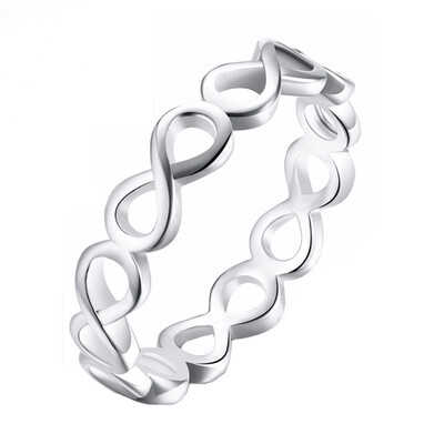 

Simple Personality Hollowed Out Eight Characters Surround Ring
