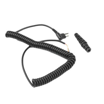 

DIY 4Pin Speaker Wire Mic Microphone line Spring Cable for Motorola GP88S GP2000 GP3688 PMMN4013A Walkie Talkie