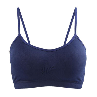 

Womens Sports Bra Fitness Yoga Bras Wire Free Thin Padded Underwear Adjusted-Straps Casual Bra