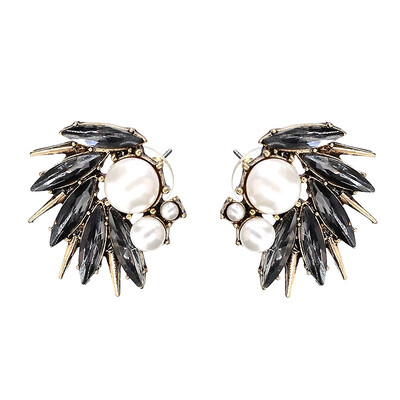 

AOTEMAN 2019 Retro Fashion Fashion Jewelry Online Store New Maxi Bib Statement stud Earrings Factory Wholesale