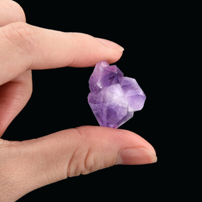 

Siaonvr Natural Irregular Crystal Quartz Healing Fluorite Wand Stone Purple Purple Gem