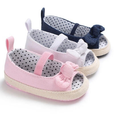 

New Hot Summer Baby Infant Kids Girl Soft Sole Crib Toddler Shoes 0-18 months Baby Gift