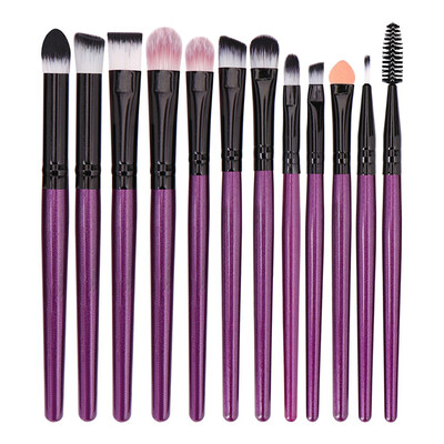 

〖Follure〗12Pcs Cosmetic Makeup Brush Lip Makeup Brush Eyeshadow Brush