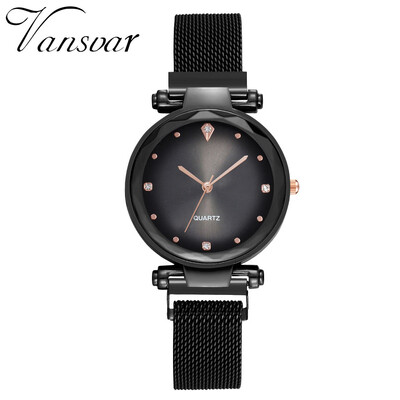 

Women Watches Design Dot Dial Ladies Irregular Quartz Wristwatch Mesh Belt Strap Clock Rose Gold Rhinestone Zegarki Damskie
