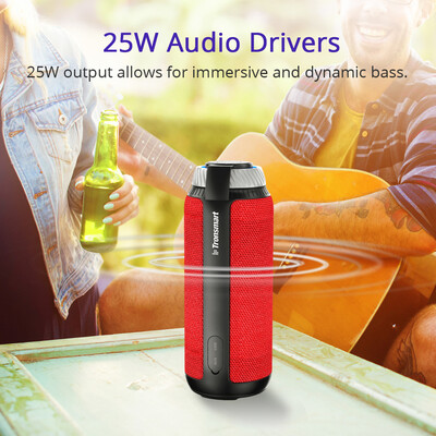 

Tronsmart Element T6 Portable Speaker Bluetooth 41 IPX6 Water-resistant Superior 360° TWS Stereo Sound Hands-free Calling 25W Dua