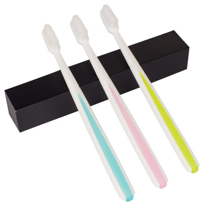

Magic toothbrush nano silicone brush head soft hair ankle toothbrush 3 sticks