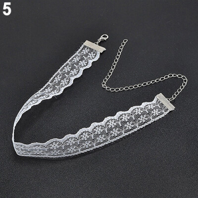 

Women Gift Gothic Punk Retro Bohomian Lace Collar Choker Charm Necklace Jewelry