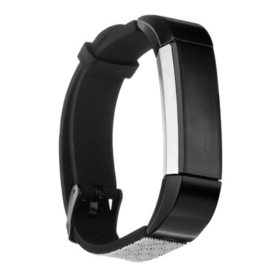 

〖Follure〗Large Replacement Wrist Band Silicon Strap Clasp For Fitbit Alta HR Watch BK